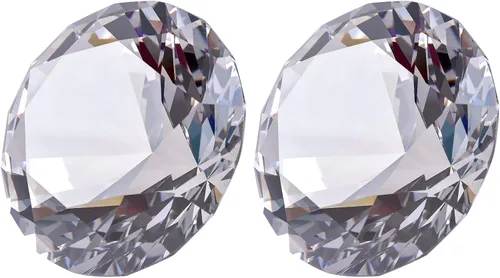 Vista 17 de LONGWIN Pisapapeles de diamante de cristal de 80 mm (3.1 pulgadas), joyas para decoración de boda, centros de mesa, decoración para el hogar (Azul)