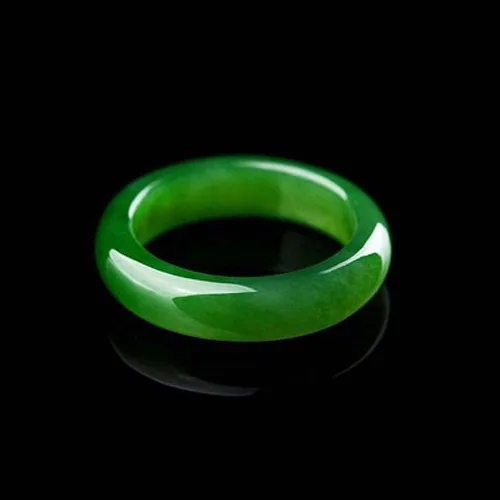 Vista 2 de Anillo de jade para mujer colorido anillo de esmeralda natural talla promedio 75 no No