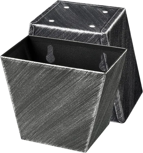 Vista 11 de Colector de tapa de cerveza de bronce antiguo Cubo de tapa de botella montado en la pared Cubo de drenaje al aire libre inoxidable estrecho Bronce
