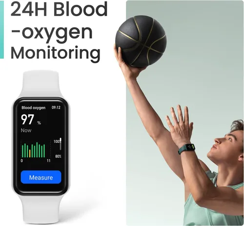Vista 7 de Amazfit Band 7 - Rastreador de fitness y salud para mujeres y hombres, batería de 18 días, Alexa incorporada, pantalla AMOLED de 1.47 pulgadas, Negro