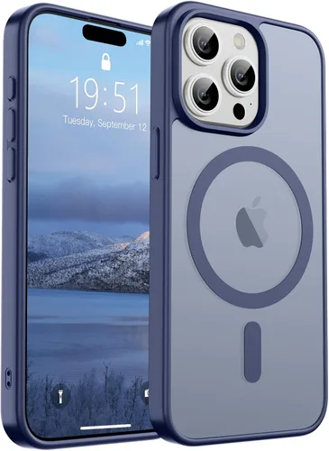 Vista 130 de SUPFINE Funda magnética para iPhone SE 2022 (3ª)/2020 (2ª), iPhone 8 (compatible con MagSafe) (protección contra caídas de grado militar), funda