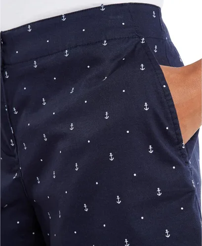 Vista 4 de Nautica Pantalones cortos de algodón elástico a medida para mujer