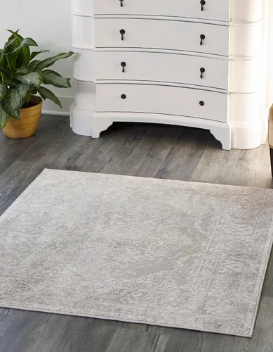 Vista 32 de Unique Loom Oxford Collection Alfombra de área Bodleian (2' x 3' 1", rectangular, beige/marfil)