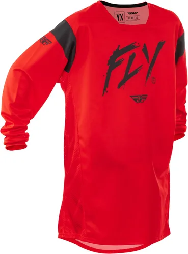 Vista 7 de Fly Racing Camiseta Kinetic Stoke juvenil (negro/blanco, talla M)