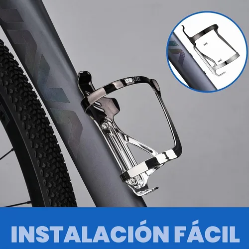 Vista 4 de Corki Cycles - Soporte para botella de agua de aleación de aluminio con carga lateral, soporte para botellas de agua de entrada derecha e izquierda