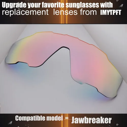 Vista 3 de IMYTPFT Replacement Lenses For oakleys Jawbreaker Sunglasses Photochromic Red