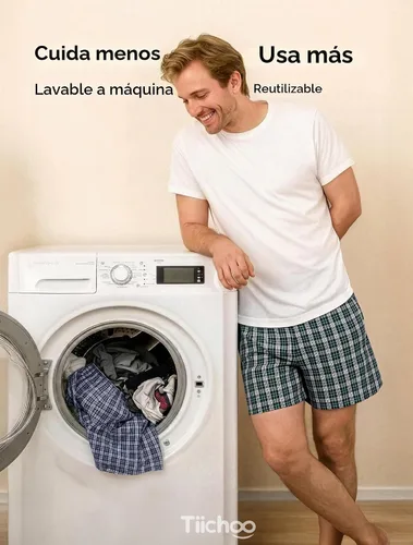 Vista 5 de TIICHOO Ropa interior para incontinencia para hombre, lavable para incontinencia urinaria, bóxer de absorción regular, ropa interior a prueba