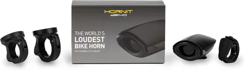 Vista 3 de Hornit Bocina de bicicleta dB140, modelo V3 mejorado, bocina de bicicleta más fuerte del mundo para mayor seguridad del conductor, gatillo remoto