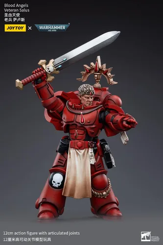 Vista 6 de JOYTOY 1/18 Warhammer 40,000 Ángeles de Sangre Salus Veterano