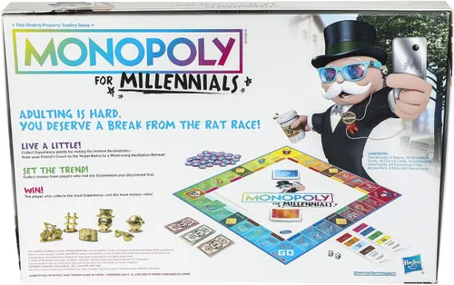 Vista 5 de Monopoly para Millennials - juego de mesa