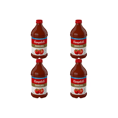 Vista 14 de Campbell's Jugo de tomate 100% bajo en sodio, botella de 64 onzas líquidas (paquete de 6)