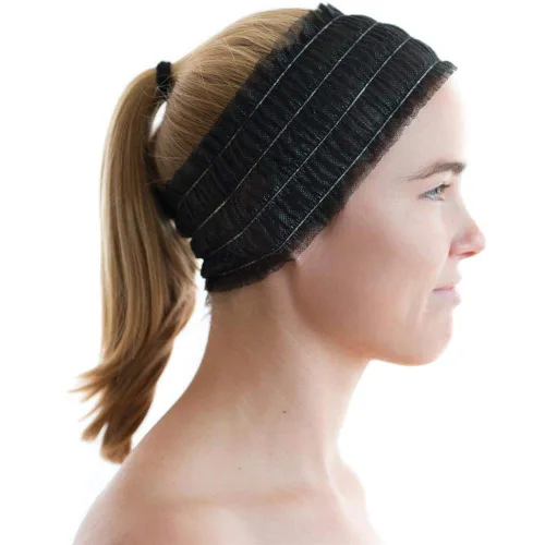 Vista 3 de 100 diademas faciales desechables para spa envueltas individualmente