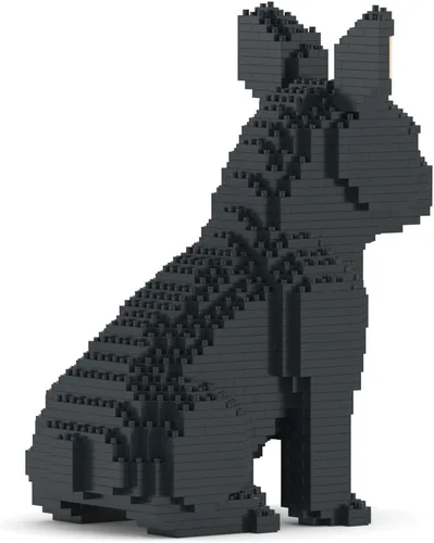 Vista 5 de JEKCA Bulldog francés 04S-M03 Bloques de construcción de plástico para perros Edad 14+