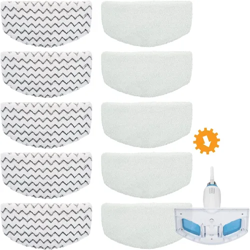 Vista 9 de BonusLife - Almohadillas para trapeador de vapor para Bissell PowerFresh 1940 1806, piezas de repuesto, paquete de 8