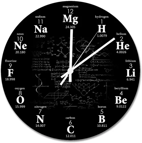 Vista 27 de Reloj de pared con aspecto de madera natural, reloj de pared de guitarra acústica, silencioso, redondo, de madera, funciona con pilas, reloj