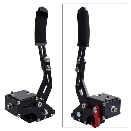 Vista 7 de CNRAQR PCPS4PS5 Racing Game USB Handbrake 16Bit SIM for Racing Games, Compatible with Logitech G29 Simulate Linear Handbrake Realize Switch