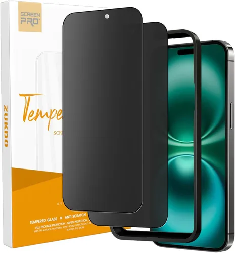 Vista 14 de Protector de pantalla de privacidad mate para iPhone 14 Pro Max de 6.7 pulgadas con protector de lente de cámara, cobertura completa, antirreflejos