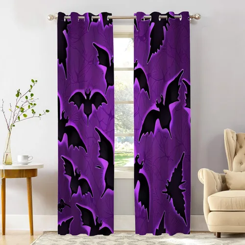 Vista 17 de Shrahala Cortinas blancas S inspiradoras para ventanas de cocina, cortinas negras con palabras cristianas para cafetería, cortinas opacas