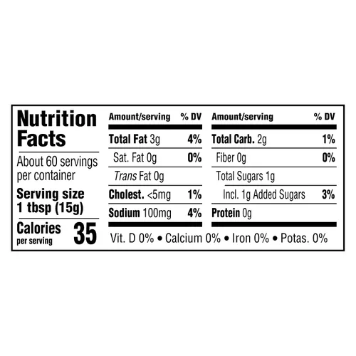 Vista 2 de Aderezo tipo mayonesa Miracle Whip, para un estilo de vida keto y bajo en carbohidratos, frasco de 30 fl oz