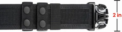 Vista 5 de LUITON Cinturón táctico para hombre – Rigger Molle estilo militar de combate de 2 pulgadas para policía y seguridad