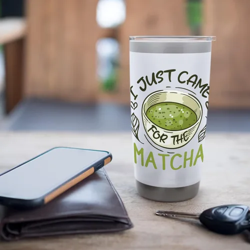 Vista 7 de Vaso aislado de acero inoxidable para amantes del té verde, té matcha japonés, té matcha