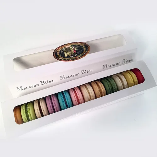 Vista 5 de Macaron - Surtido Caja de Regalo de 12 Bocados de Macaron Frances®, Macarrón Gourmet
