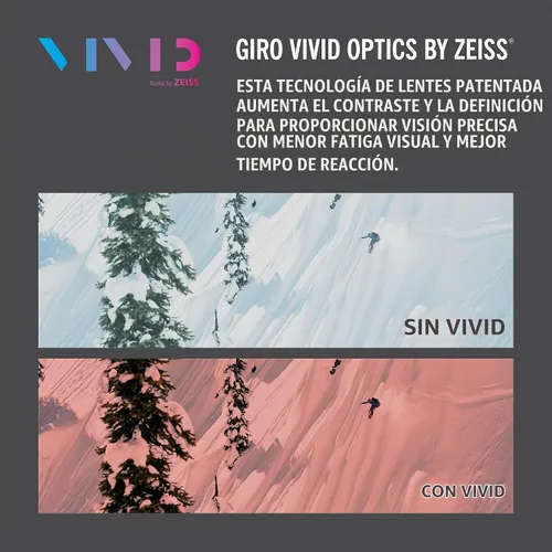 Vista 2 de Giro Lentes de repuesto para gafas de nieve Contour RS - Vivid Apex