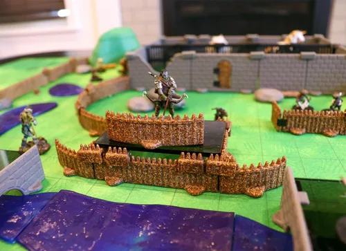 Vista 6 de Dirt Cheap Dungeons Palisades Kit TT RPG Terrain Building para Calabozos y Dragones, Pathfinder, Juegos de Guerra y mucho más
