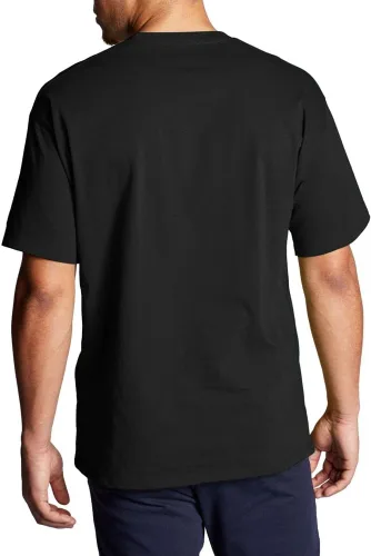 Vista 2 de Champion - Camiseta para hombre, de algodón de peso medio, de cuello redondo, con texto (talla regular o Big & Tall)