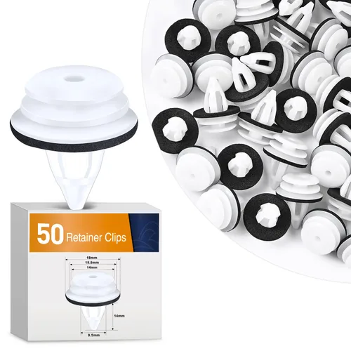 Vista 8 de GOOACC 25Pcs Tornillos Hexagonales M4.8-1.61 x 16mm para Protección de Salpicaduras de Motor, Reemplazo de Cubierta de Parachoques para BMW 128i 25