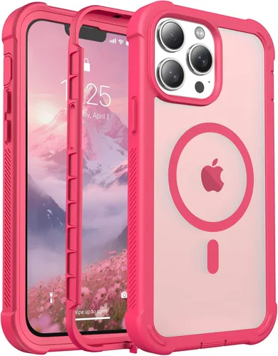 Vista 114 de jaroco - Funda magnética compatible con MagSafe para iPhone 11 de 6.1 pulgadas; protección de grado militar contra caídas, de doble capa