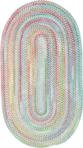 Vista 18 de Capel Rugs Baby's Breath - Alfombra ovalada trenzada (2 x 3 pulgadas), color natural