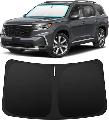 Vista 175 de INSAUTO Accesorios para parasol de parabrisas de ajuste personalizado para Acura RDX 2019-2026, parasol plegable para ventana delantera, reflector