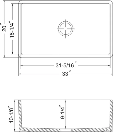 Vista 2 de Houzer PTG-4300 Fregadero de cocina
