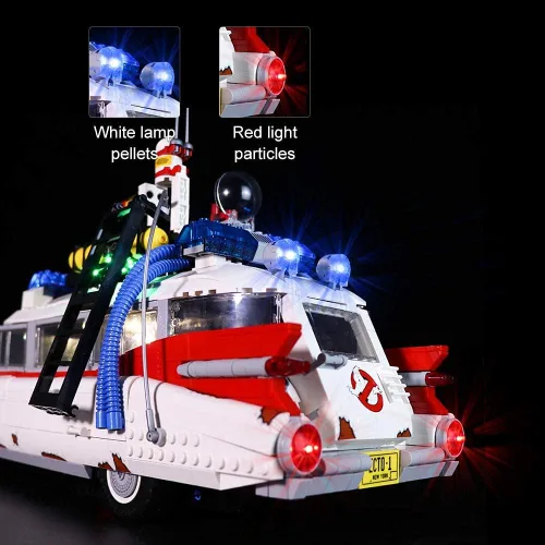 Vista 3 de Kit de luz LED para Lego 10274 modelo de bloques de construcción, versión clásica, plástico