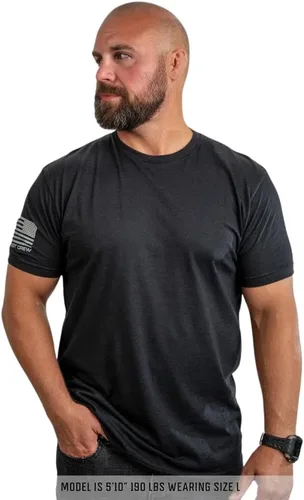 Vista 3 de Patriot Crew Camiseta fresca para hombre, camiseta gráfica americana, patriótica, camisa estilo estadounidense y libertad
