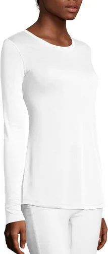 Vista 3 de Hanes Women's Sport Cool Dri Long Sleeve Crewneck T-Shirt, Moisture-Wicking Performance Tee