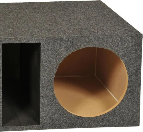 Vista 4 de QPower HD212VL - Caja de subwoofer doble ventilada de 12 pulgadas