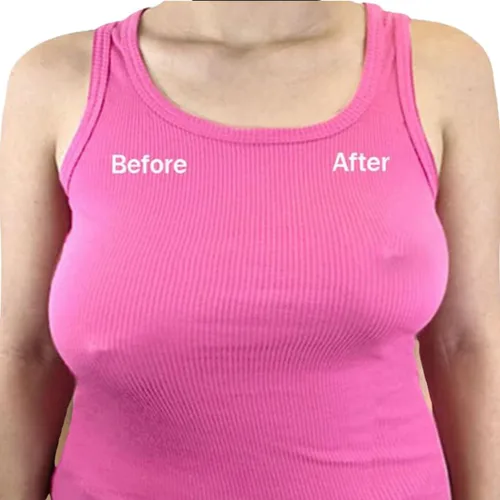 Vista 4 de Cinta de levantamiento de senos, cinta de senos, cinta adhesiva, sin solución de brasier para moda sin espalda y sin tirantes/booblift impermeable