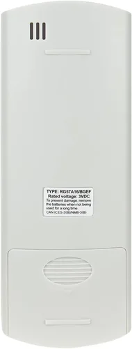 Vista 3 de RG57A16/BGEF - Mando a distancia de repuesto de CA compatible con Midea Super General Inventor Omnia A/C aire acondicionado RG57A2/BGEF RG57A3