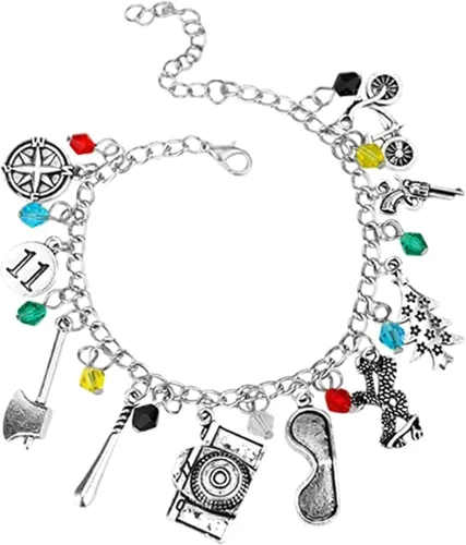 Vista 4 de Blingsoul Adjustable Charm Bracelets For Women - Costume Jewelry Merchandise Silver Bracelets for Women Birthday Gifts with Charms and Beads