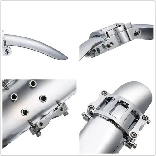 Vista 5 de Protector de guardabarros delantero para Harley Street XG750 XG500 2015-2020 cromado