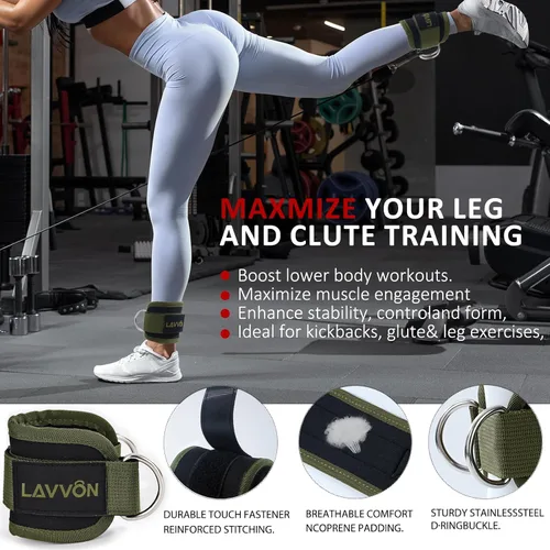Vista 4 de Barbell Pad Set - Hip Thrusts Pads for Squat&Lunges/Bench Press Bar Padding