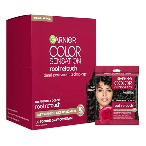 Vista 19 de Garnier Color Sensation Root Retouch - Tinte permanente para el cabello para raíces con cobertura 100% de las canas y sin amoníaco, tinte para Negro