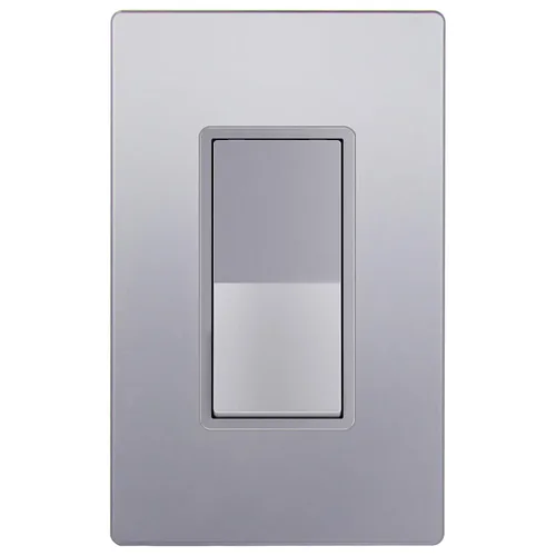 Vista 44 de ENERLITES - Interruptor de palanca decorativo de encendido/apagado con placas de pared, unipolar, 3 cables, tornillo de conexión a tierra, grado