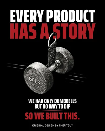 Vista 9 de THEFITGUY Trabillas de carga para mancuernas y barras Trabillas de sujeción para flexiones, tracción y sentadillas Ultra resistentes