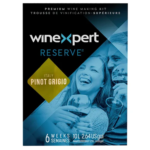 Vista 3 de Reserve California Pinot Grigio - Kit de ingredientes para vino