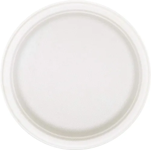 Vista 8 de Green Earth - Plato de papel de 9.0 in sin bagazo natural (fibra de caña de azúcar), biodegradable, compostable (500 platos desechables)