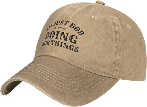 Vista 2 de Im Just Bob Doing Bob Things - Gorra de camionero, gorra de béisbol ajustable para deportes, unisex