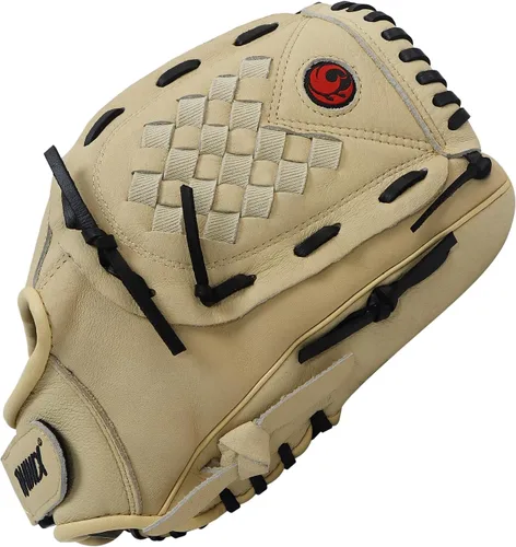 Vista 2 de PHINIX Guantes de béisbol y sóftbol de piel de cerdo de 12 1/2 pulgadas